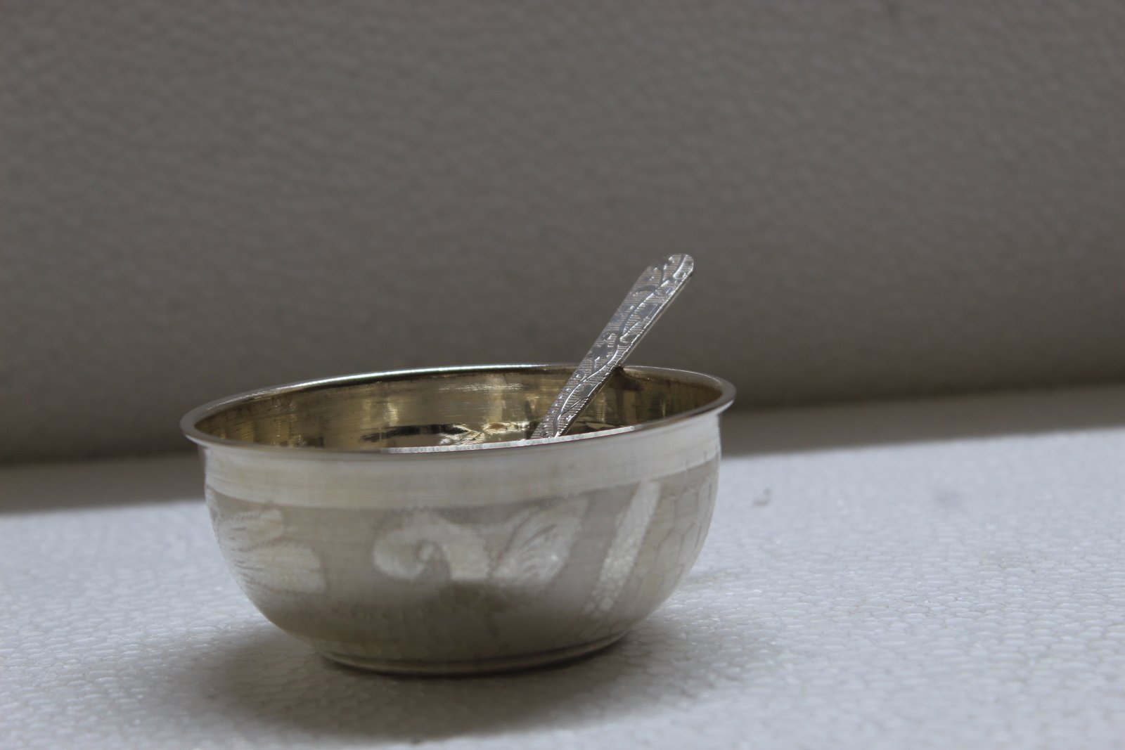 Silver  Bowl & Spoon